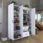 Hanah Home Gabinete Multipropósito Blanco JE144 - 3114